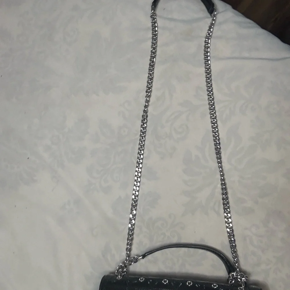 Michael Kors Black and Silver Women's Bag